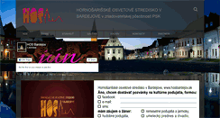 Desktop Screenshot of hosbardejov.sk